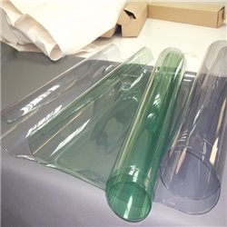 Planchas 1 mm PVC transparente para capotas